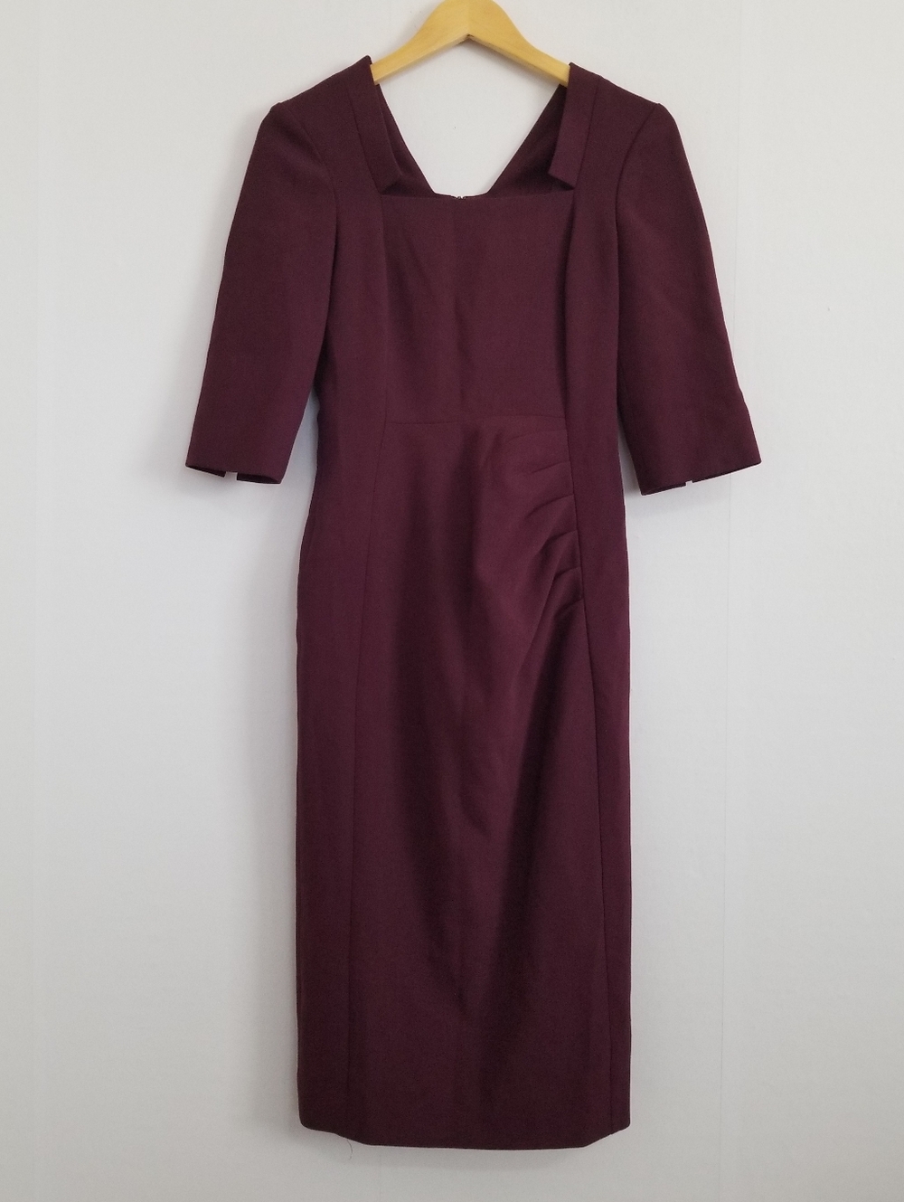 NWT L.K. Bennett Kitty Cherry Sheath Midi Dress Size 4